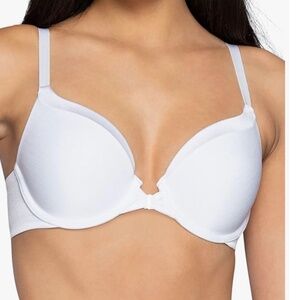 NWT Vanity Fair White Front Closure Bra Size 36DD